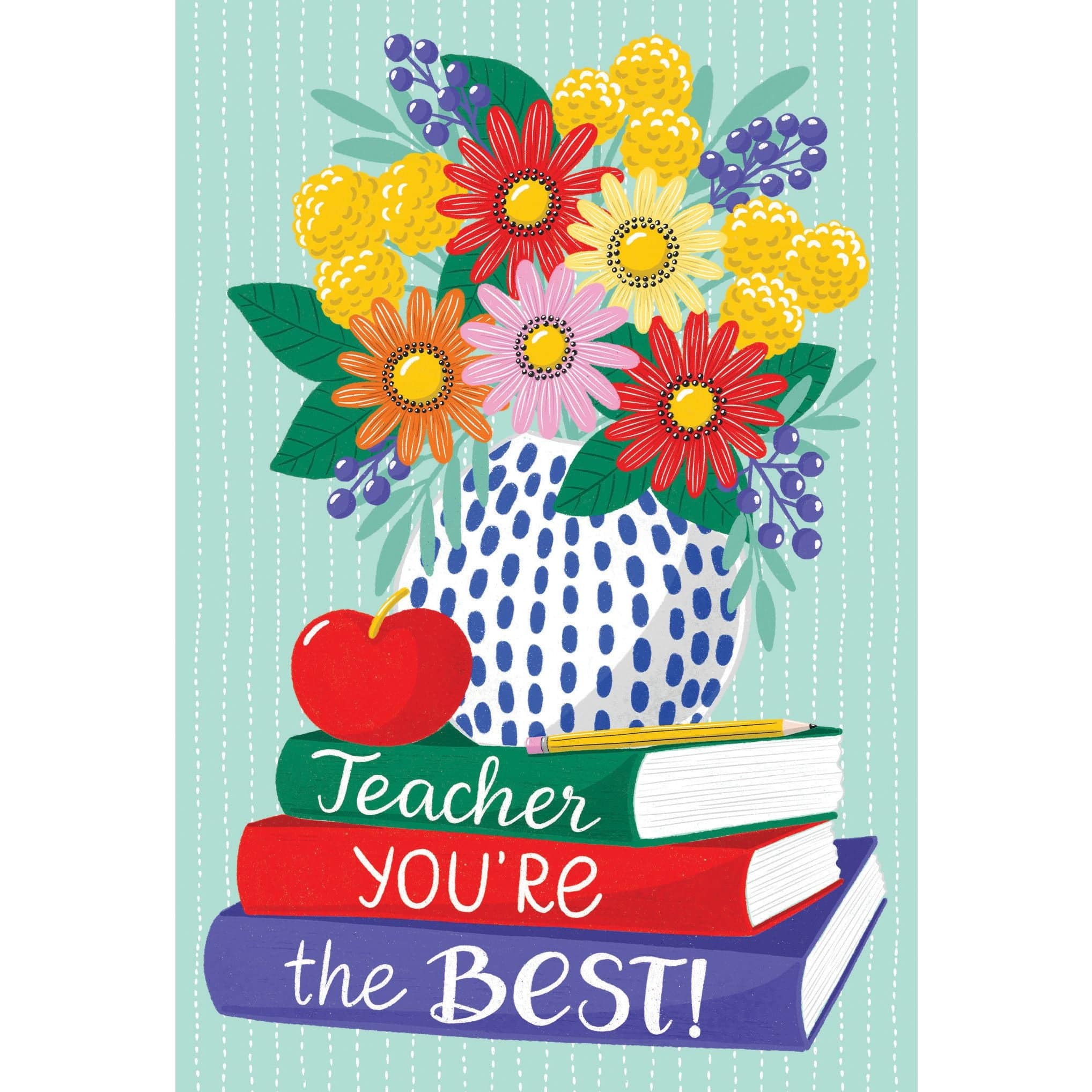 Pictura Best Teacher Thank You Card from the Everyday Cards collection featuring a heartfelt message and colorful design.
